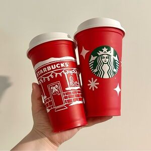 Starbucks 2022 & 2025 Red Cups